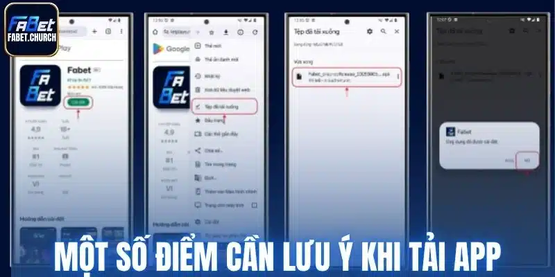 Một số điểm cần lưu ý khi tải app