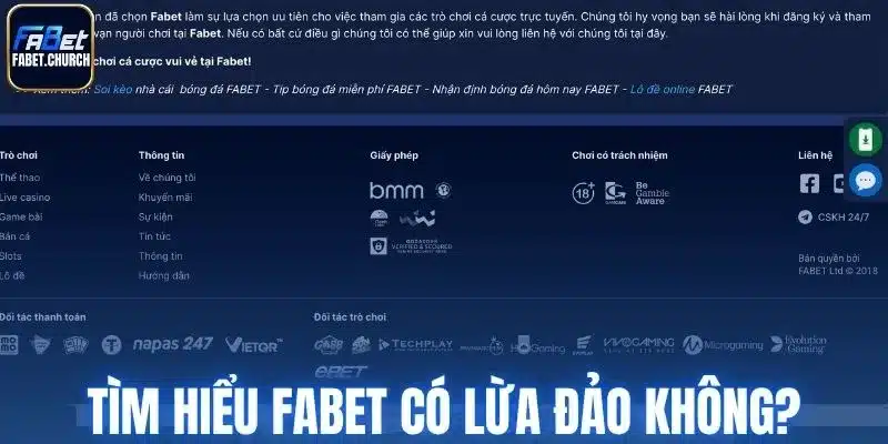 Tìm hiểu Fabet có lừa đảo không?
